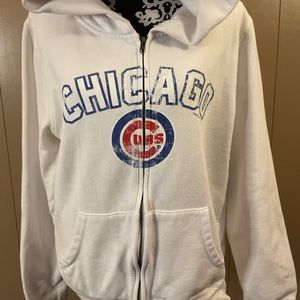 CHICAGO CUBS ZIP UP JACKET WITH HOOD GENUINE MERCHANDISE BY CAMPUS LIFESTYLE